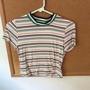 Urban Outfitters stripped crop top